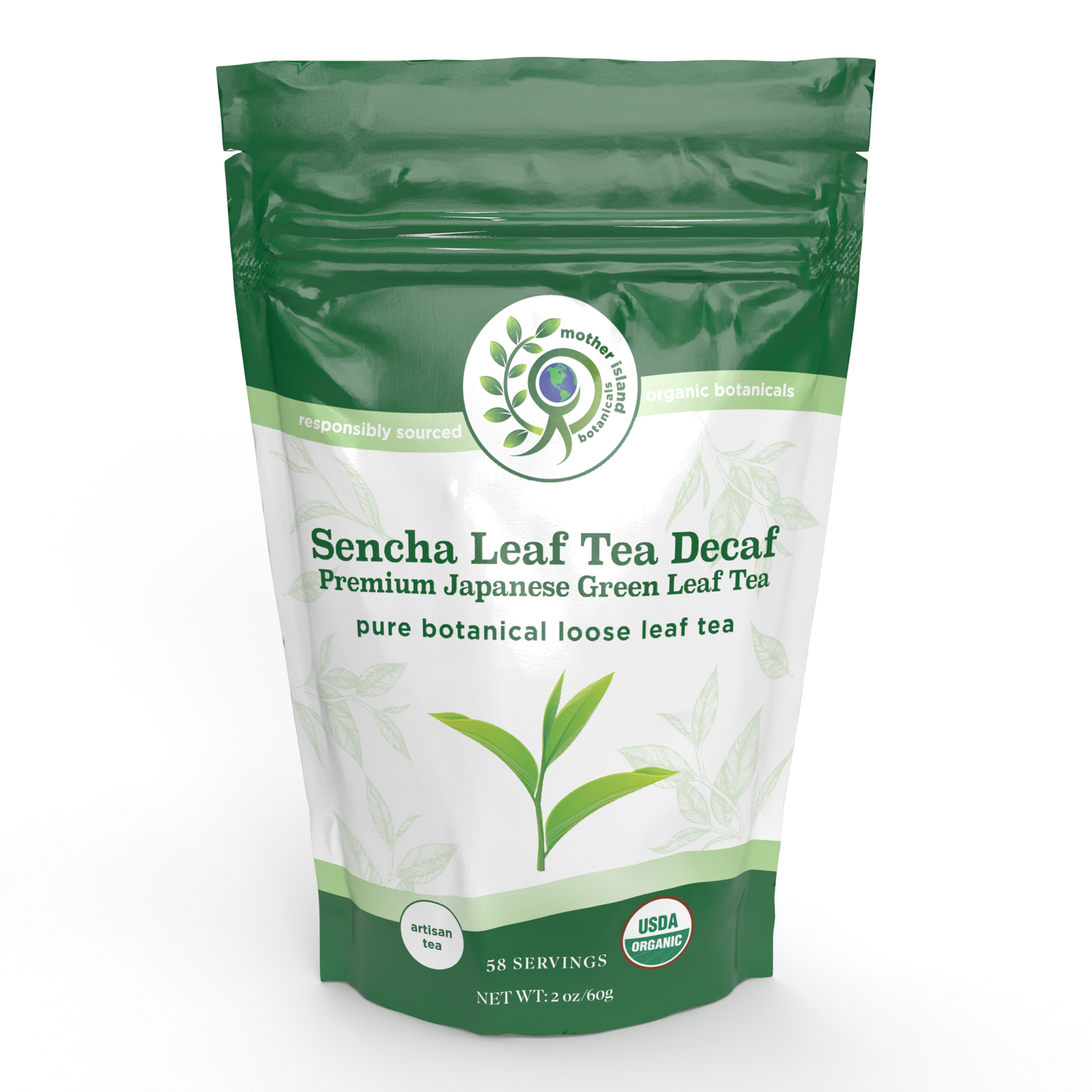 Sencha Leaf DECAF – Premium Japanese Sencha Leaf Green Tea