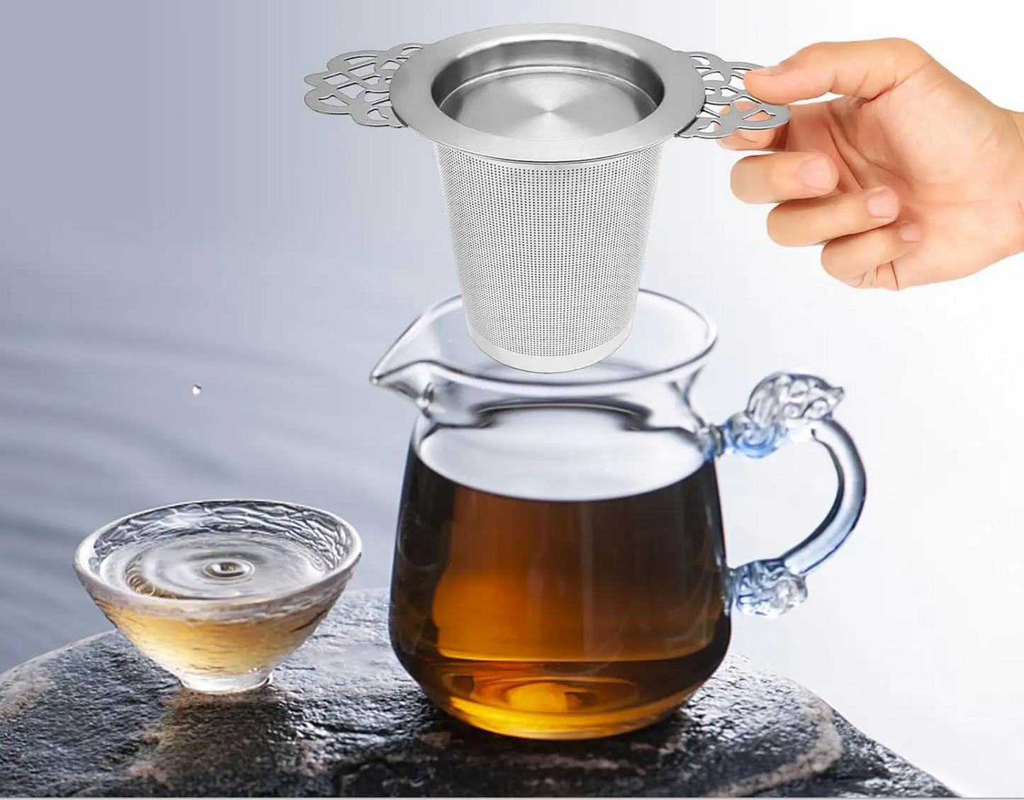 Celtic Wings Tea Infuser, Food-Grade 304 Stainless Steel Fine Mesh